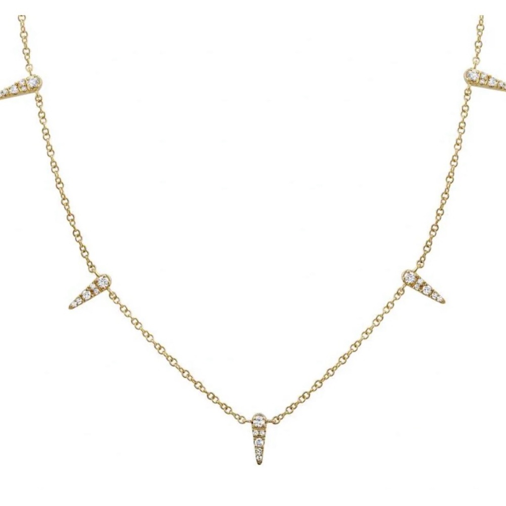 Diamond Spike Necklace